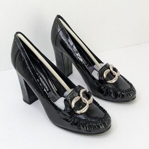 Chinese Laundry Women's Black Patent Leather Heels